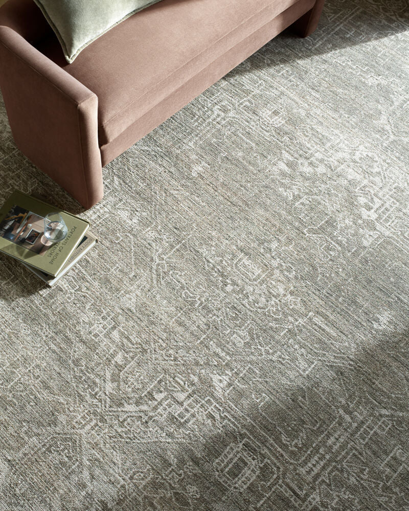 Collins Avenue Dark Green/Sage Machine Woven Rug - styleshot