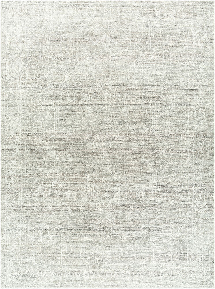 Collins Avenue Ivory/Taupe Machine Woven Rug - 9'11" x 14'