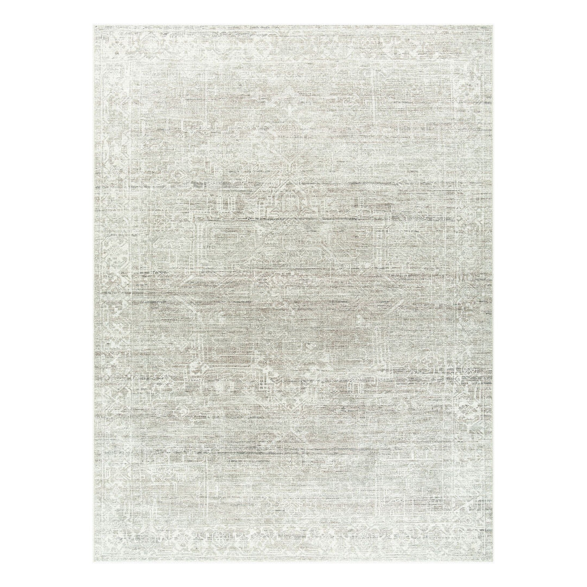 Collins Avenue Ivory/Taupe Machine Woven Rug - 9'11" x 14'