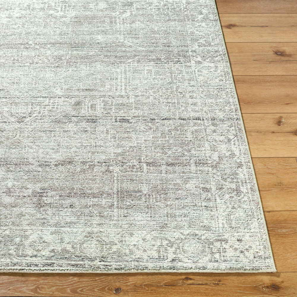 Collins Avenue Ivory/Taupe Machine Woven Rug - front