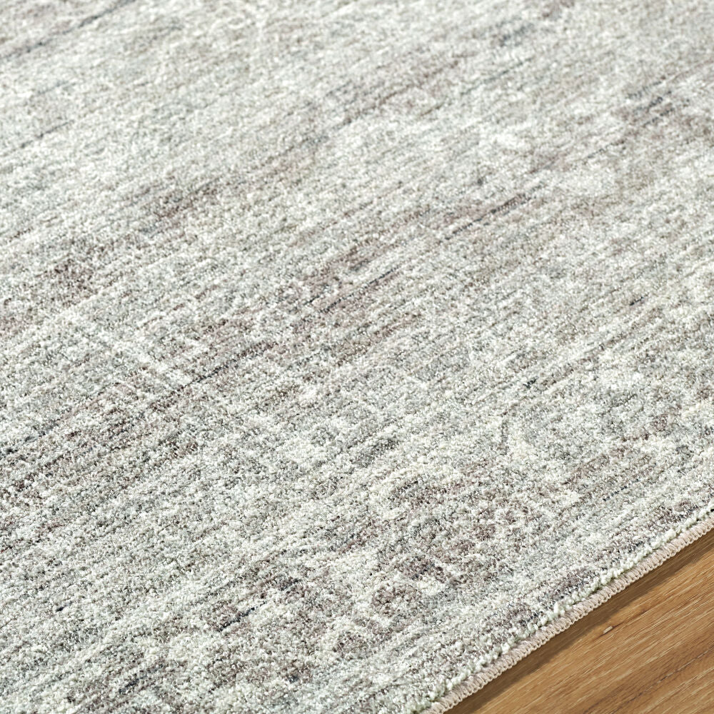 Collins Avenue Ivory/Taupe Machine Woven Rug - texture