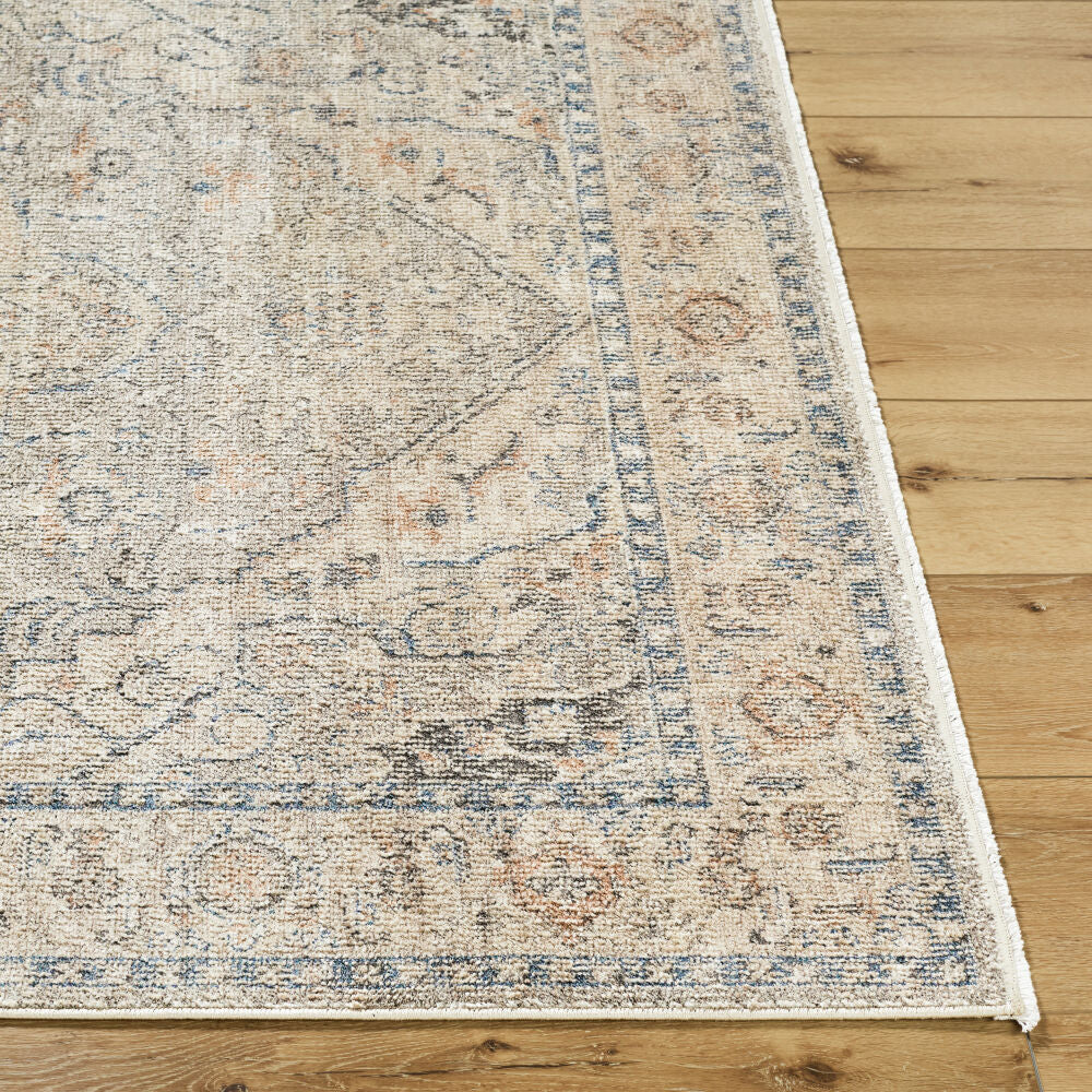 Maria Elena Beige/Taupe Machine Woven Rug - front