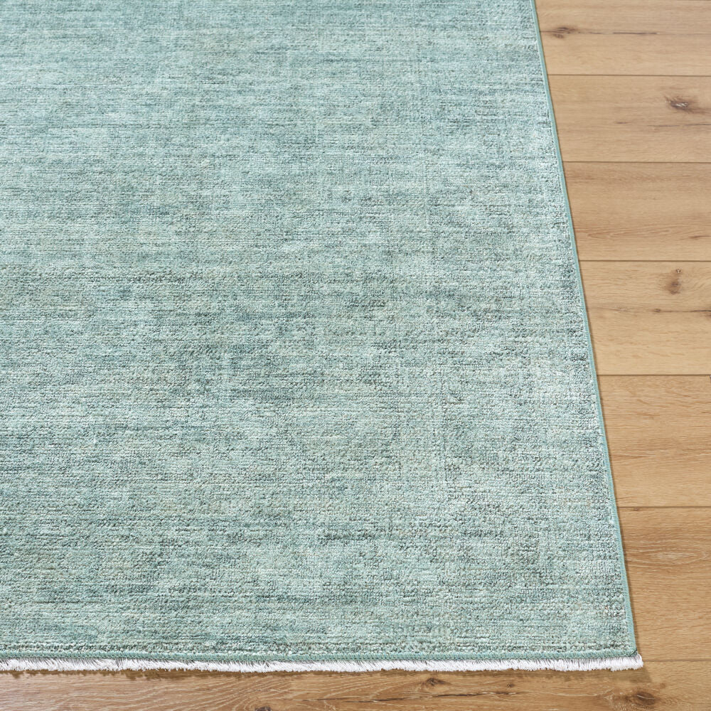 Maria Elena Black/Dusty Sage Machine Woven Rug - front