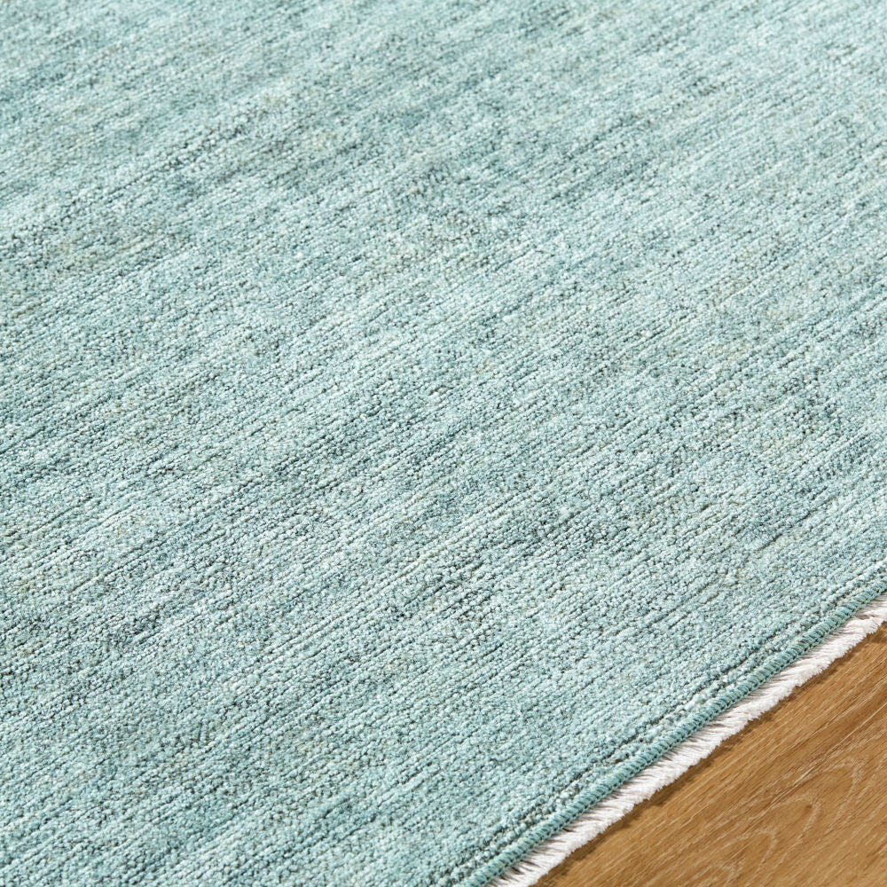 Maria Elena Black/Dusty Sage Machine Woven Rug - texture