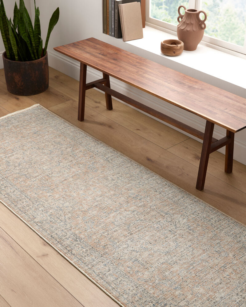 Maria Elena Beige/Ivory Machine Woven Rug - roomscene