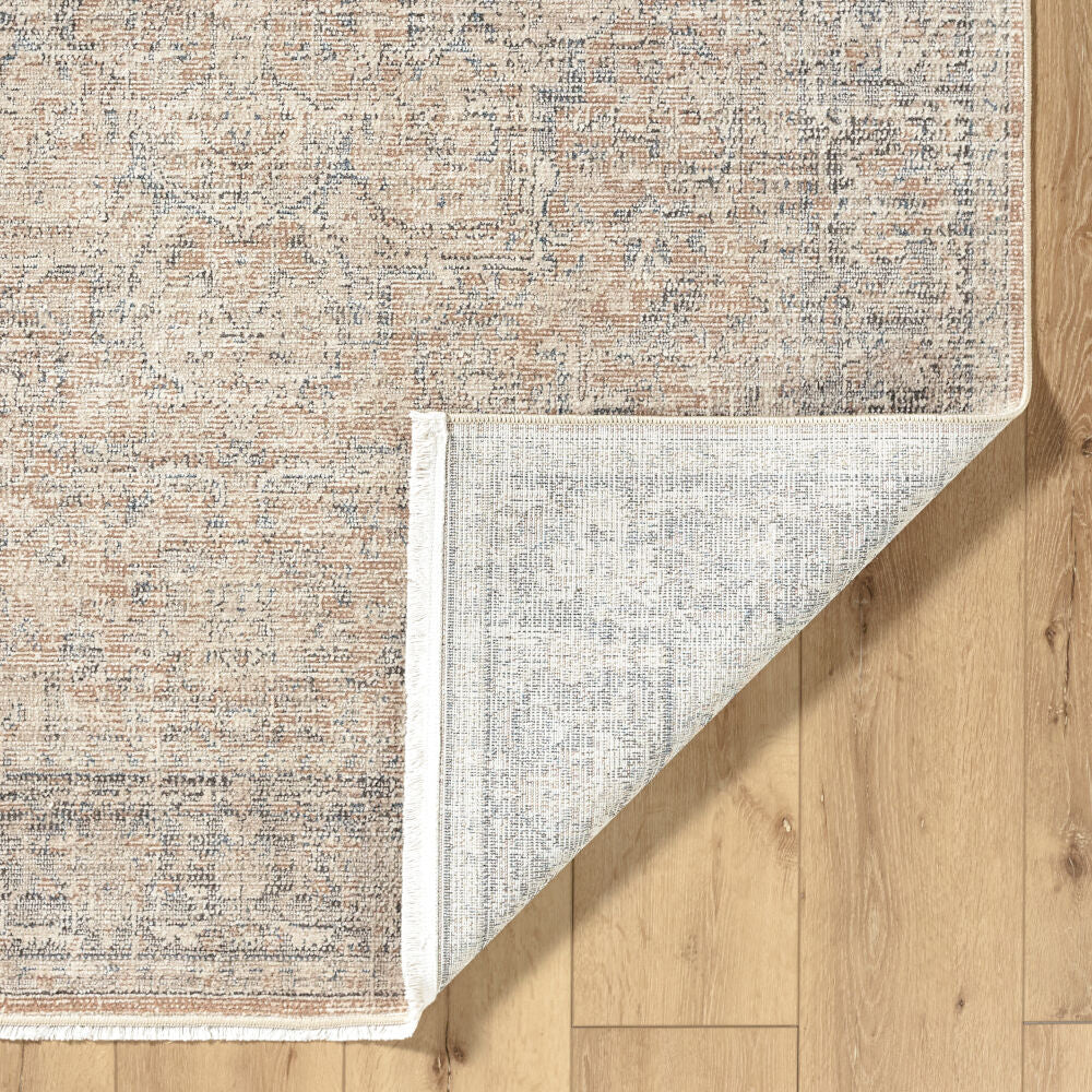 Maria Elena Beige/Ivory Machine Woven Rug - fold