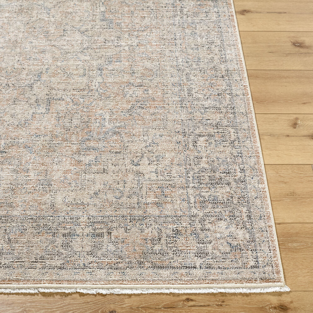 Maria Elena Beige/Ivory Machine Woven Rug - front