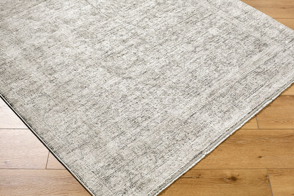 Maria Elena Ivory/Tan Machine Woven Rug - corner