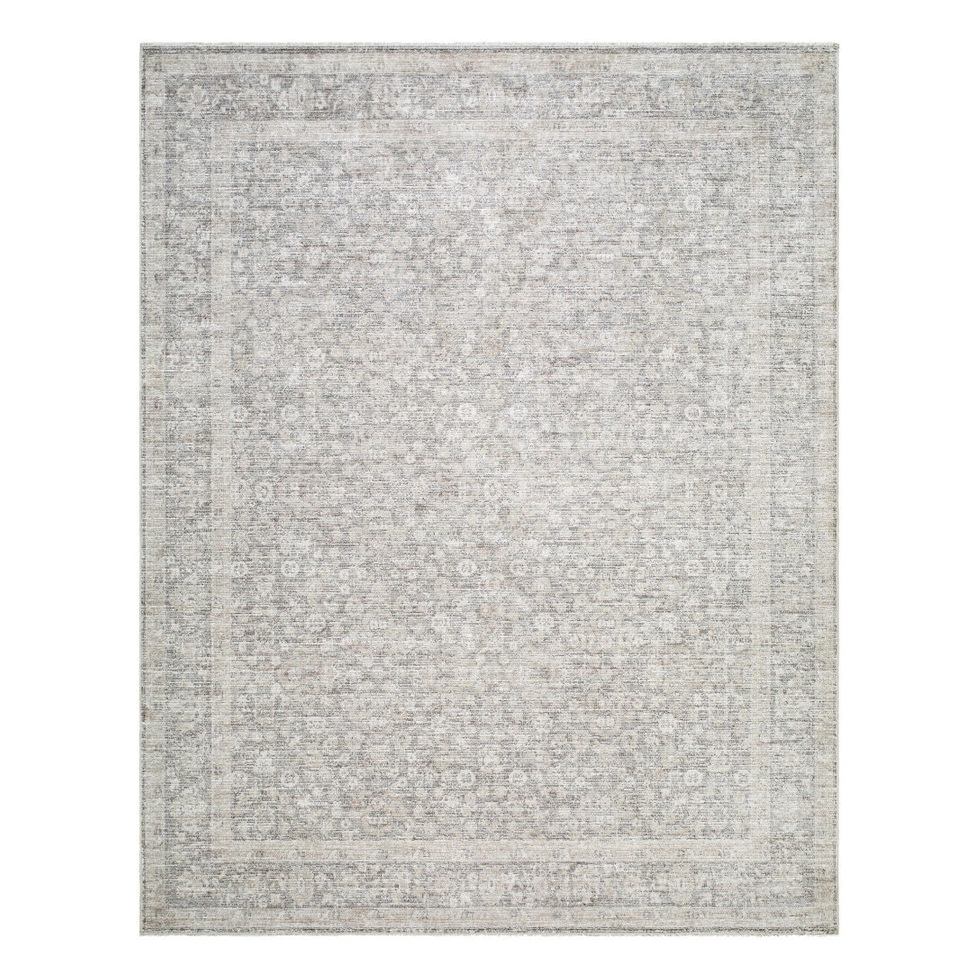 Maria Elena Ivory/Tan Machine Woven Rug - 10' x 14'