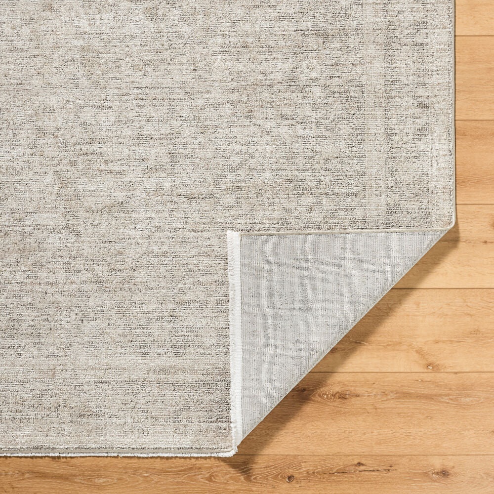 Maria Elena Ivory/Tan Machine Woven Rug - fold