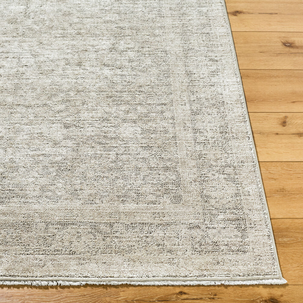 Maria Elena Ivory/Tan Machine Woven Rug - front