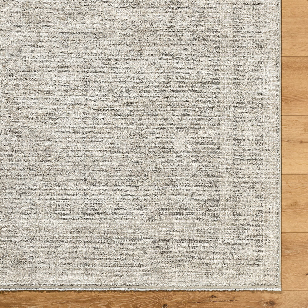 Maria Elena Ivory/Tan Machine Woven Rug - overhead