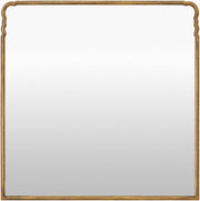 Grey Mantel Mirror - 36"H x 36"W x 1"D