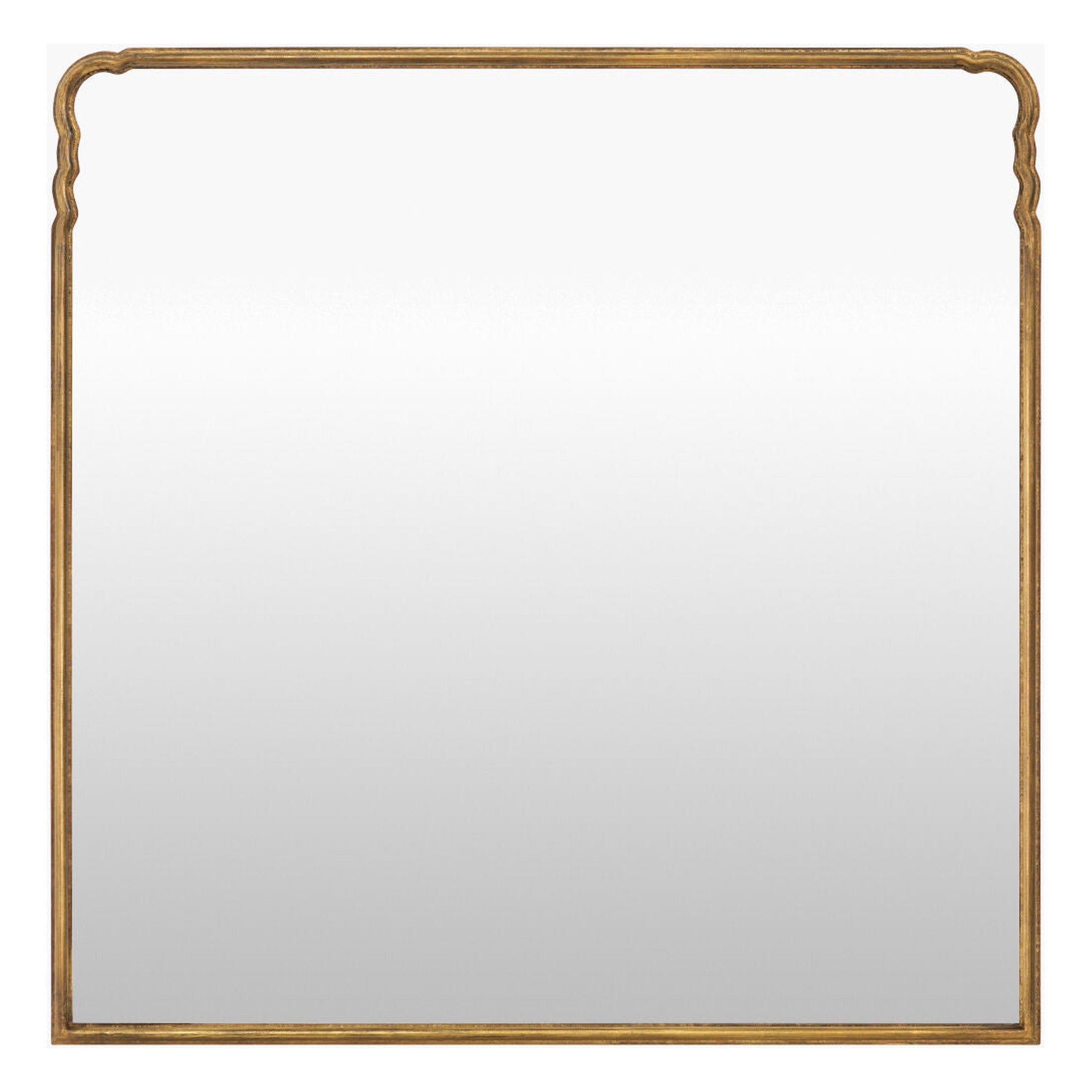 Grey Mantel Mirror - 36"H x 36"W x 1"D