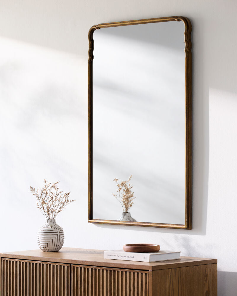 Grey Accent Mirror - styleshot