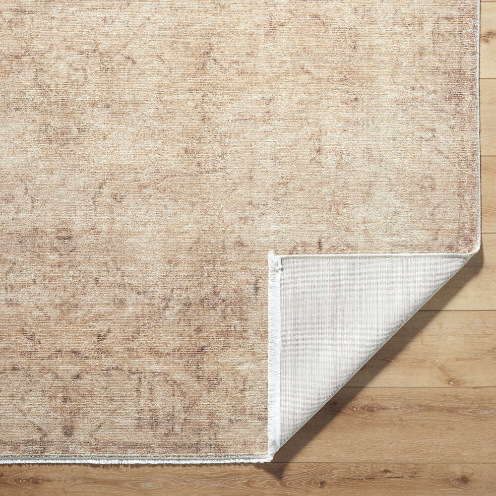 Fetscher Light Beige/Olive Machine Woven Rug GAHU-2300 - fold