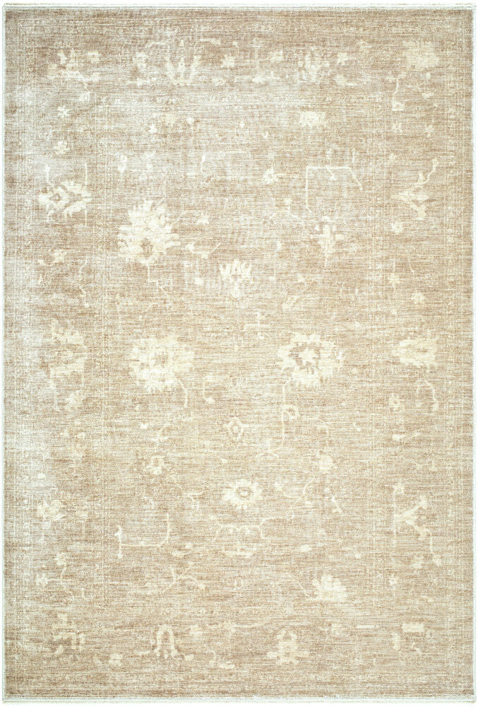 Fetscher Brown/Light Brown Machine Woven Rug - 2'2" x 3'9"