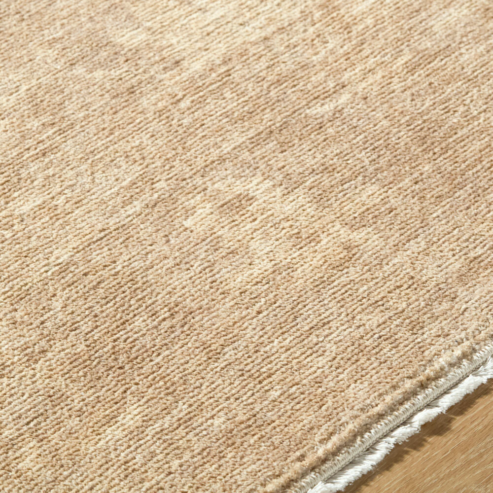 Fetscher Brown/Light Brown Machine Woven Rug - texture