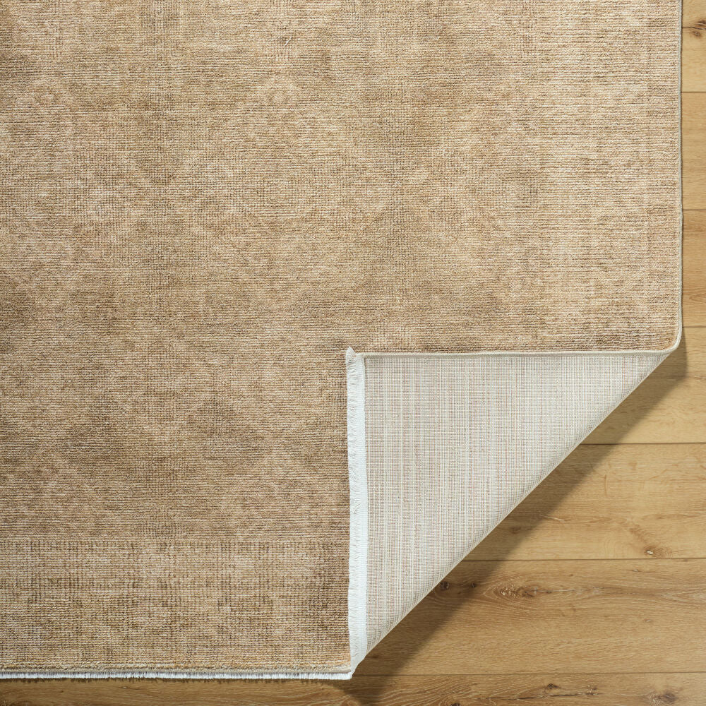 Fetscher Light Beige/Olive Machine Woven Rug GAHU-2303 - fold