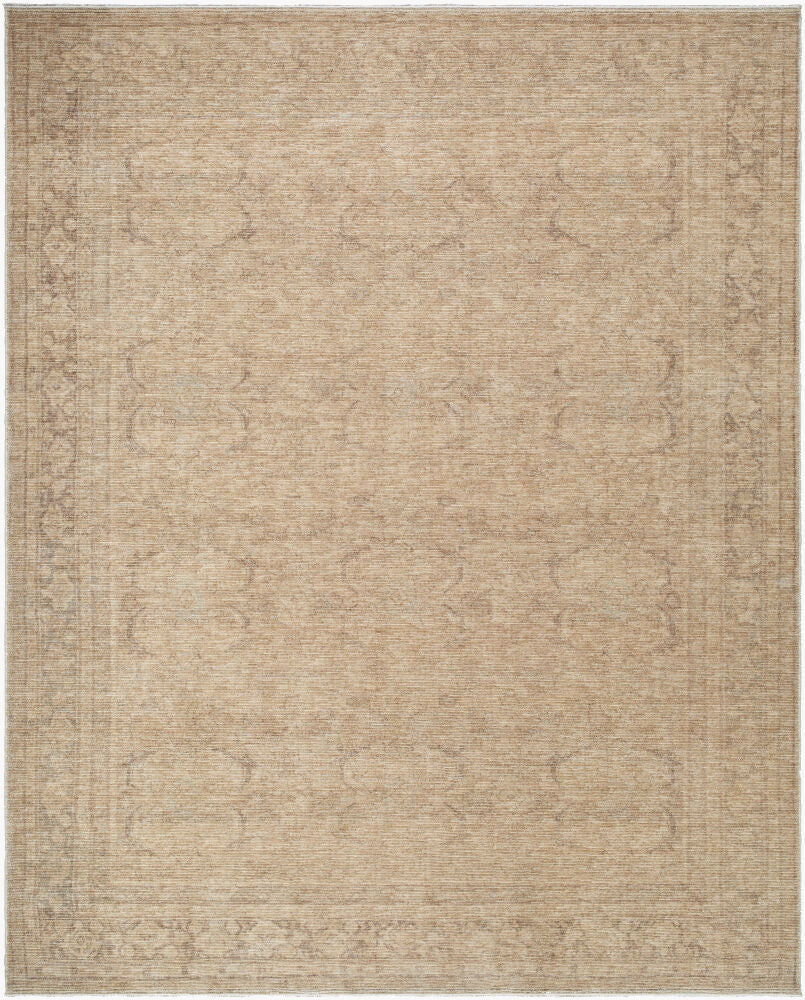 Fetscher Brown/Tan Machine Woven Rug - 9'11" x 14'