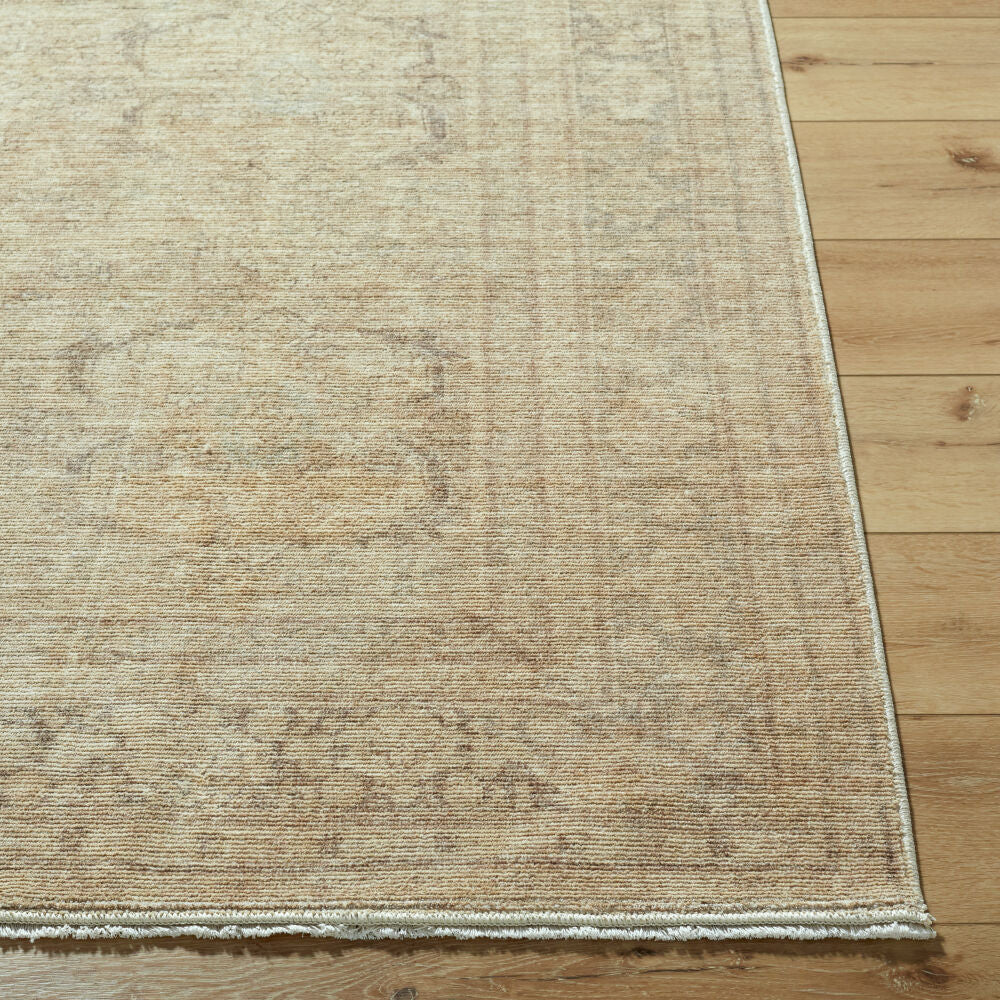 Fetscher Brown/Tan Machine Woven Rug - front