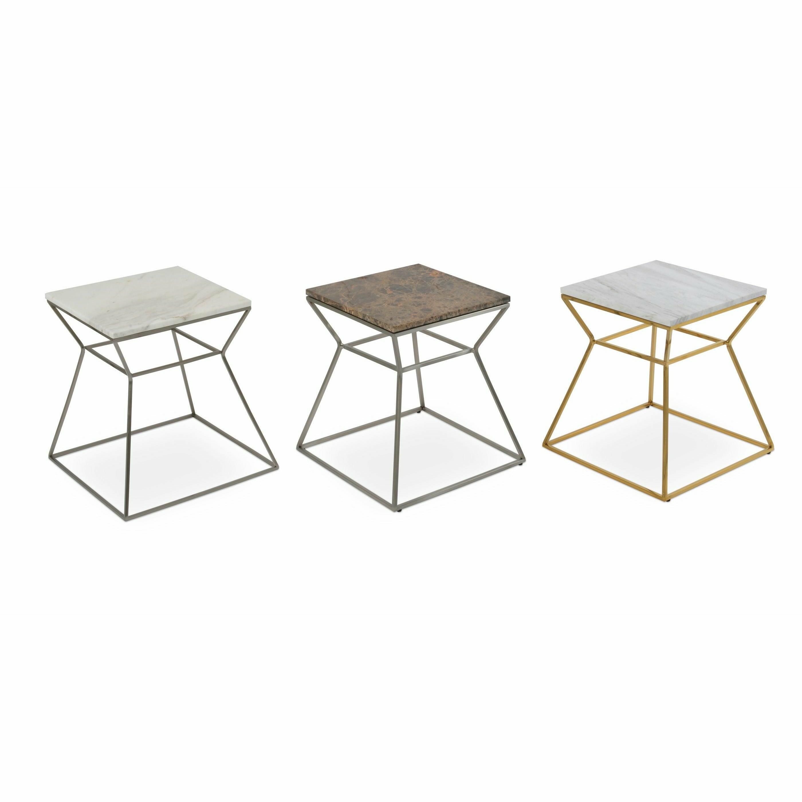 GAKKO MARBLE TOP END TABLE