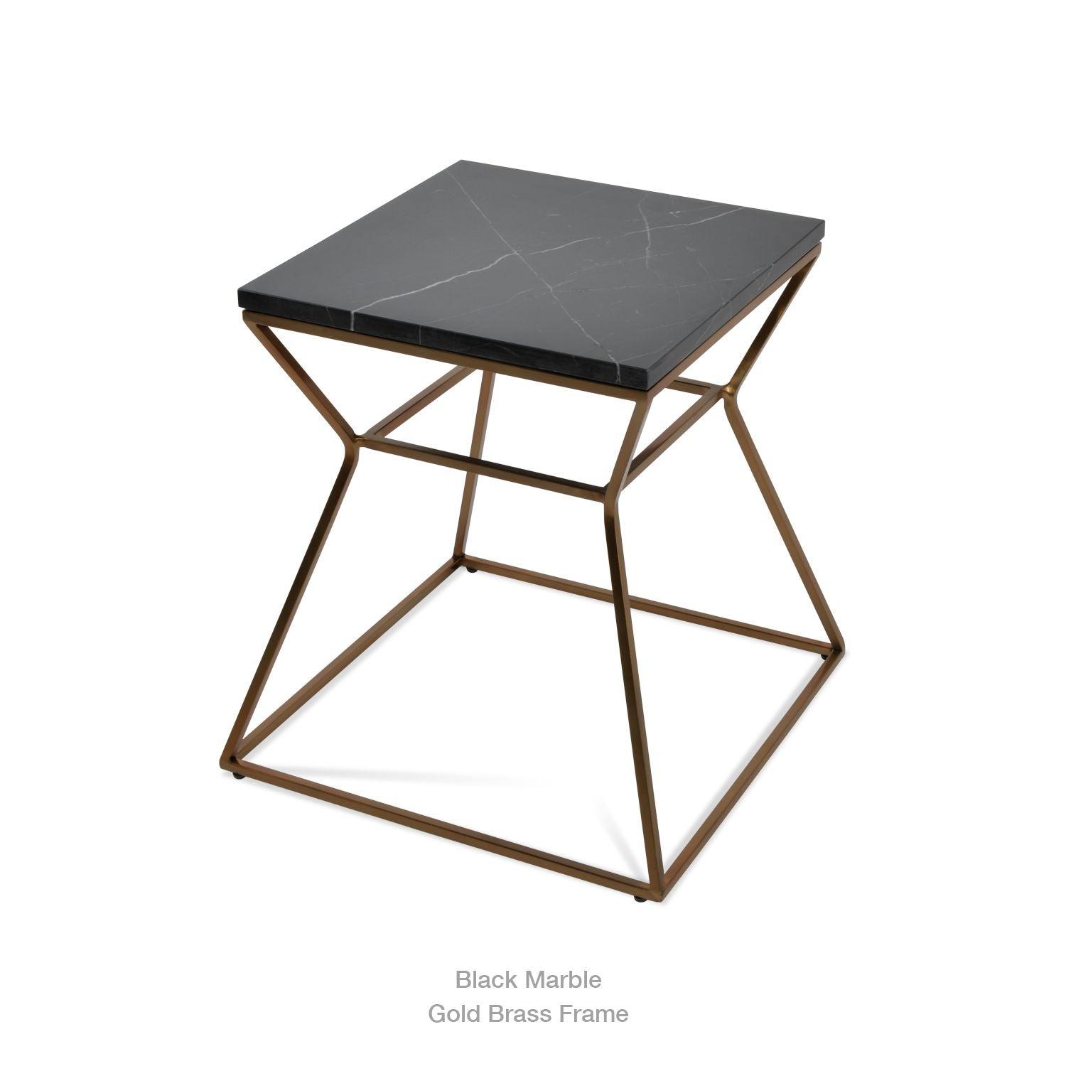 GAKKO MARBLE TOP END TABLE - variant