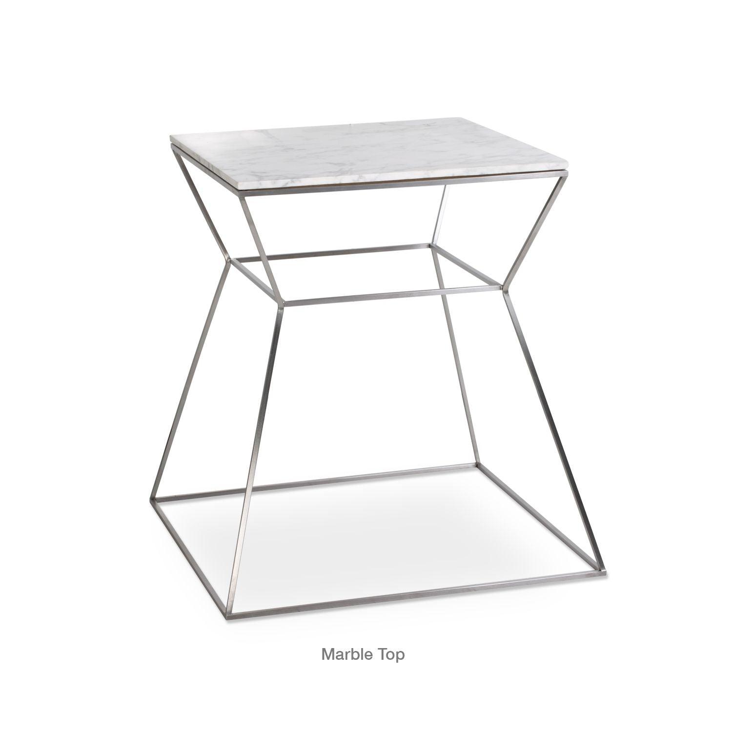 GAKKO MARBLE TOP END TABLE
