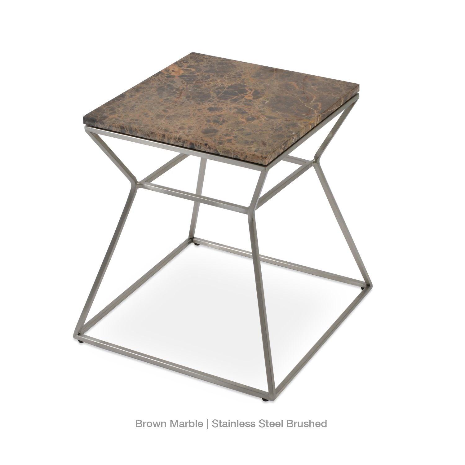 GAKKO MARBLE TOP END TABLE - variant