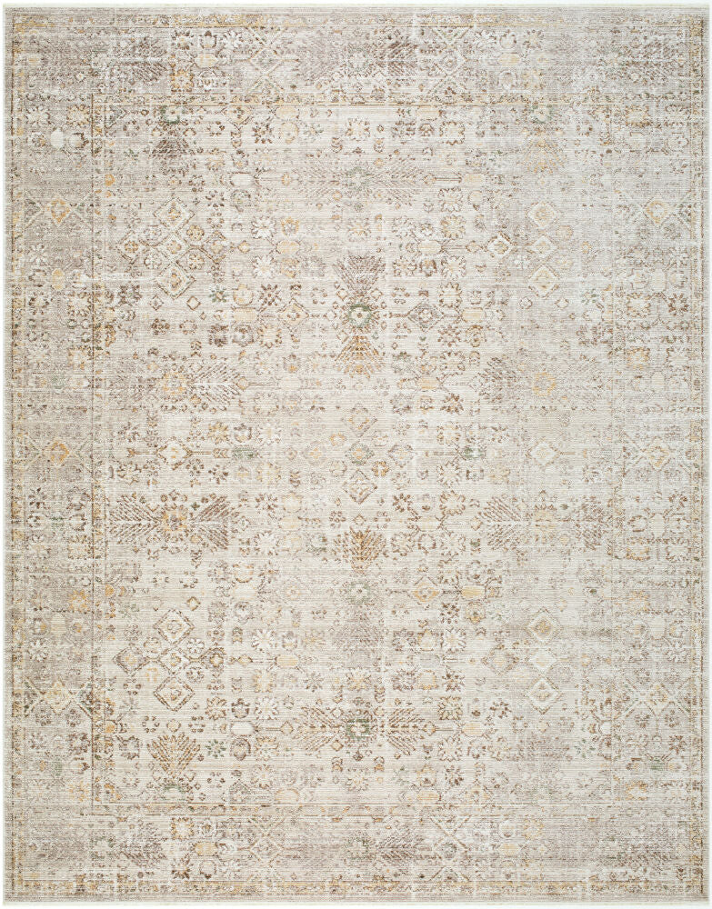 Myrtle Avenue Camel/Taupe Machine Woven Rug GAMY-2300 - 5'3" x 7'7"