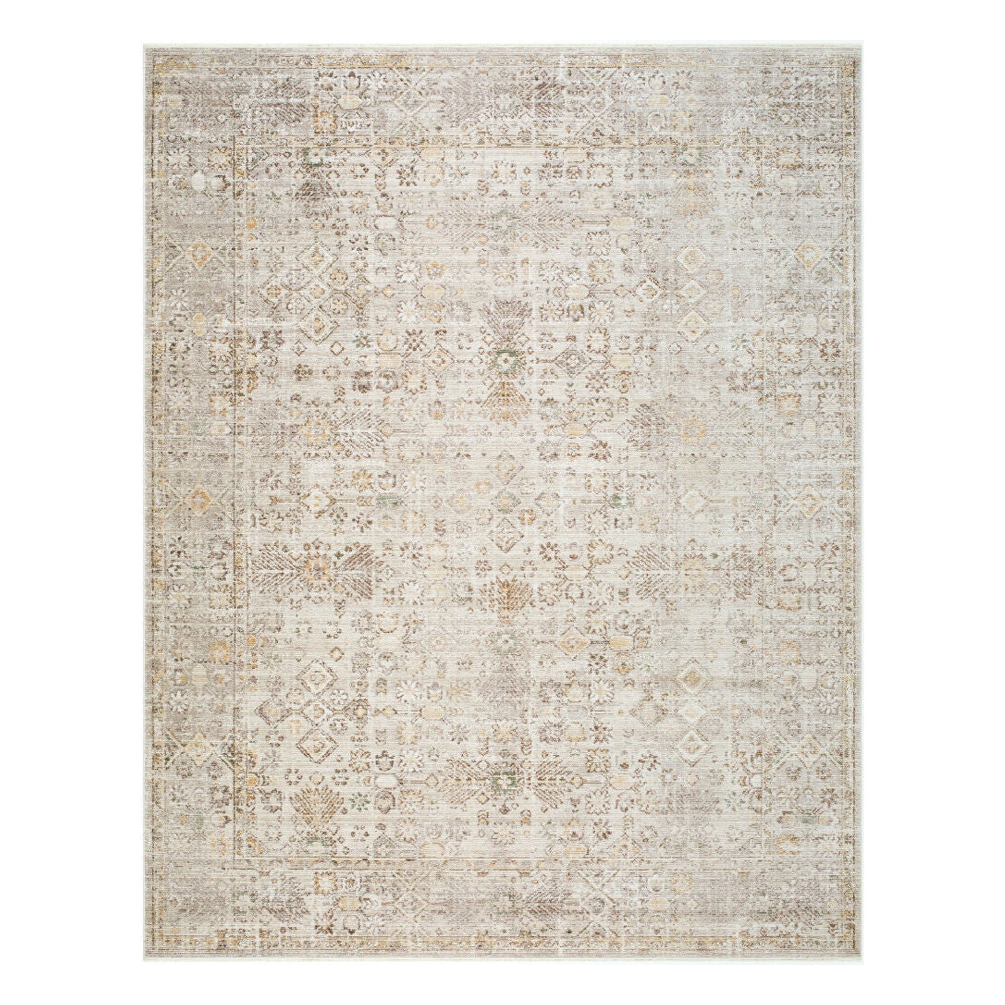 Myrtle Avenue Camel/Taupe Machine Woven Rug GAMY-2300 - 5'3" x 7'7"