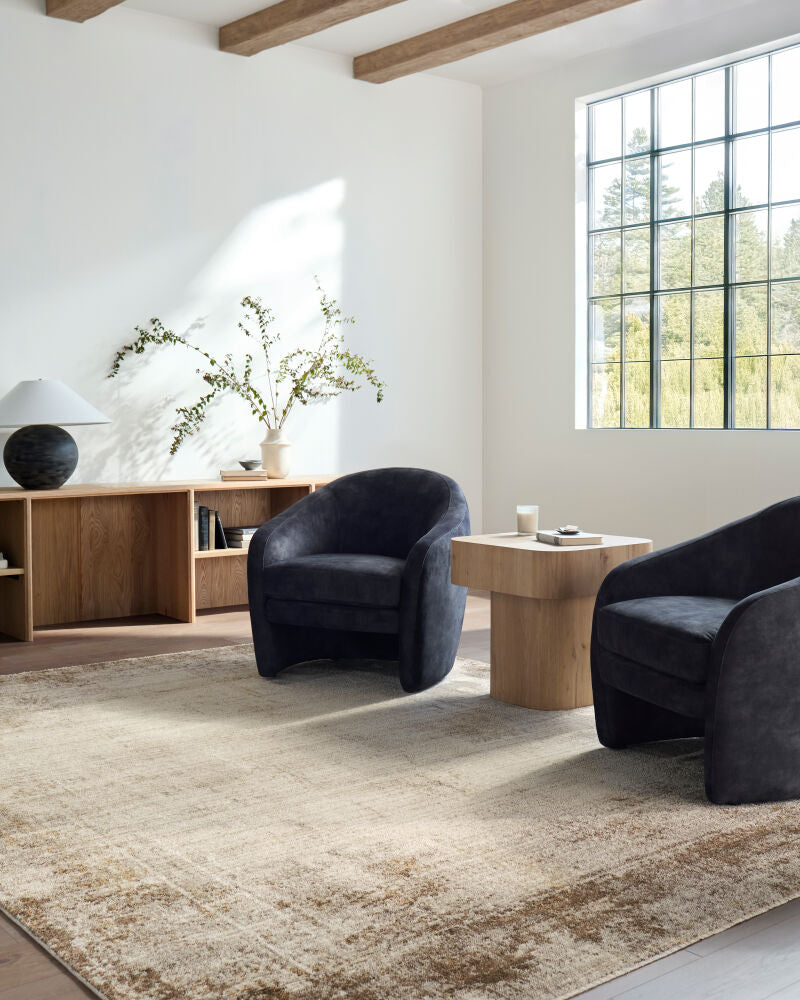 Myrtle Avenue Camel/Taupe Machine Woven Rug GAMY-2303 - roomscene