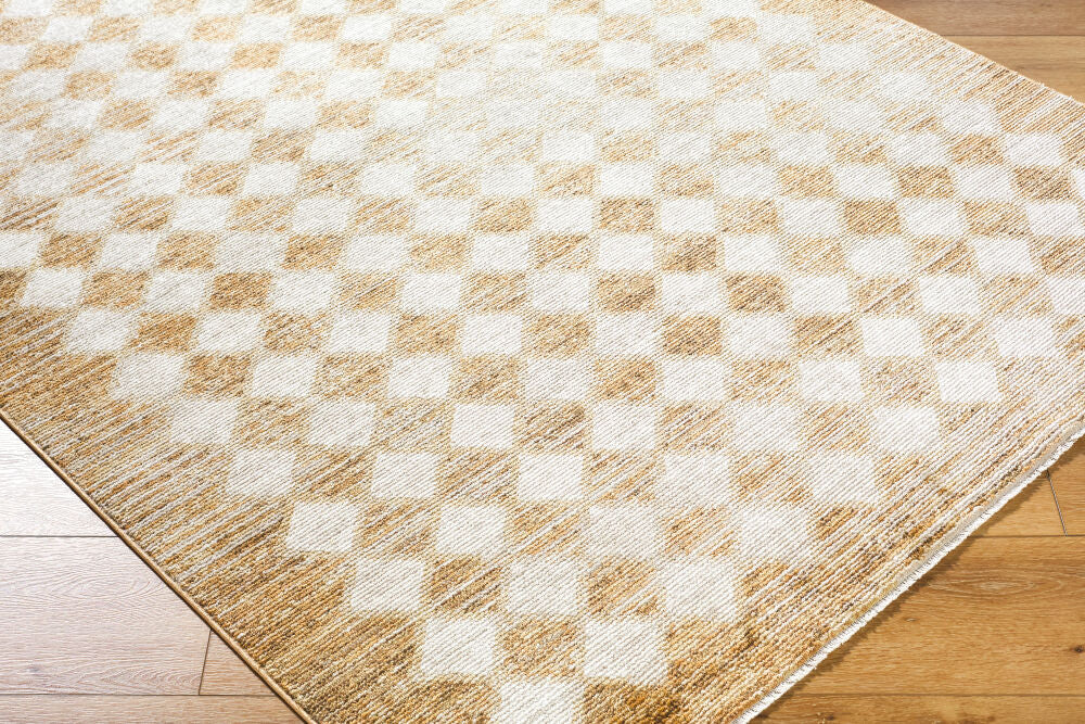 Myrtle Avenue Camel/Taupe Machine Woven Rug GAMY-2304 - corner