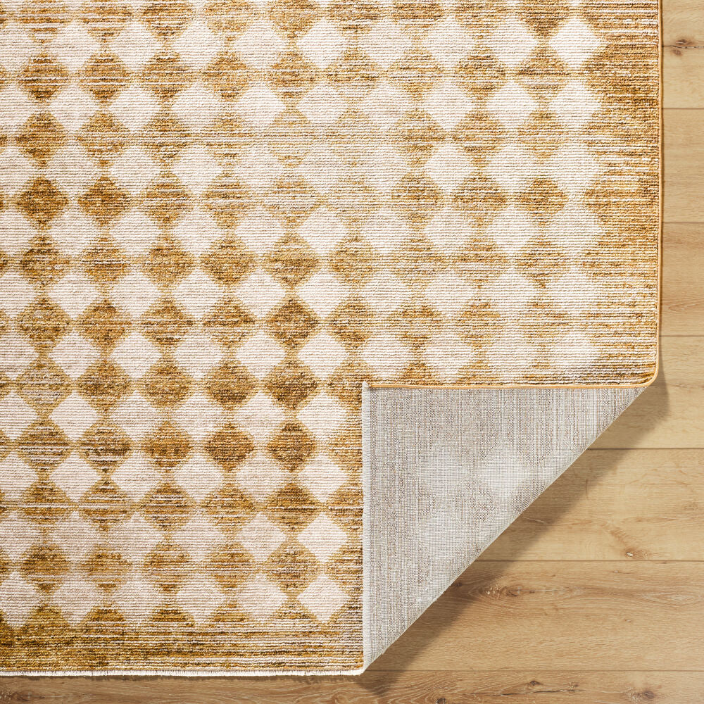 Myrtle Avenue Camel/Taupe Machine Woven Rug GAMY-2304 - fold