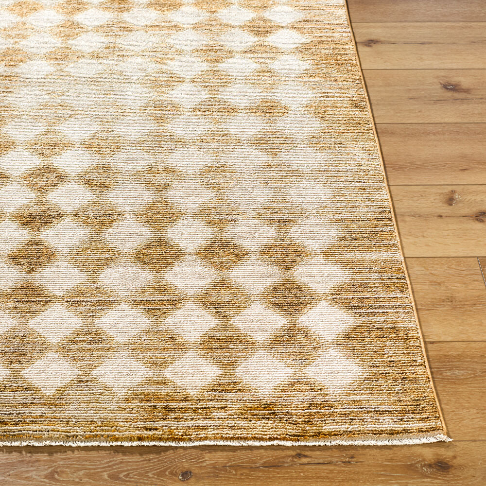 Myrtle Avenue Camel/Taupe Machine Woven Rug GAMY-2304 - front