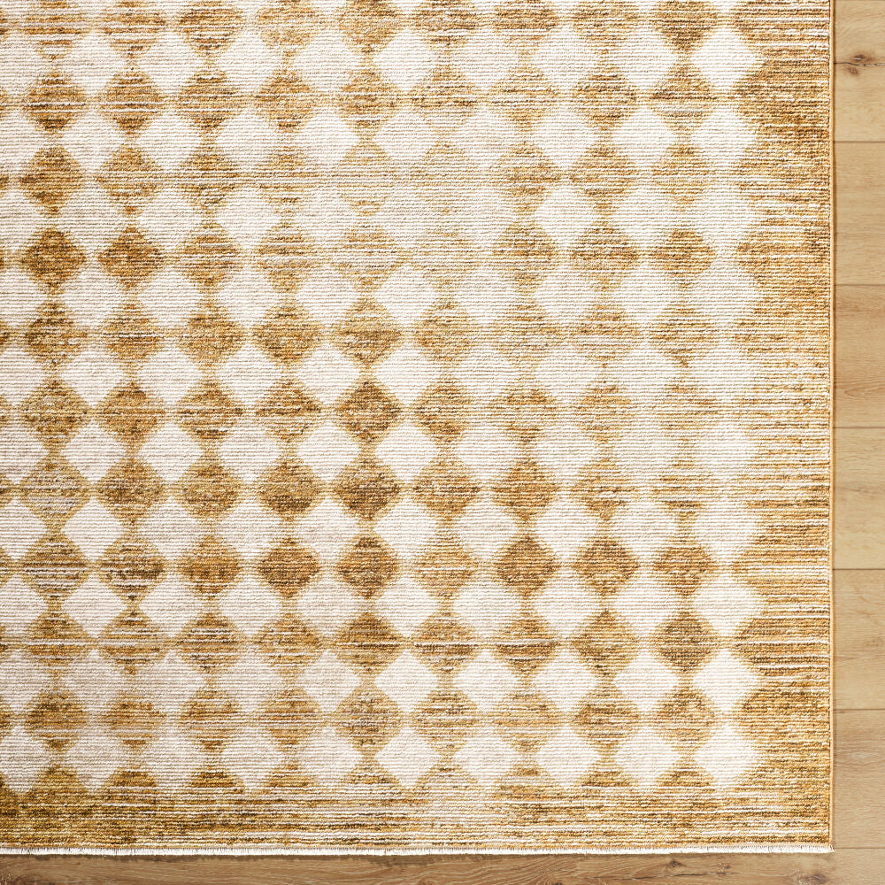 Myrtle Avenue Camel/Taupe Machine Woven Rug GAMY-2304 - overhead