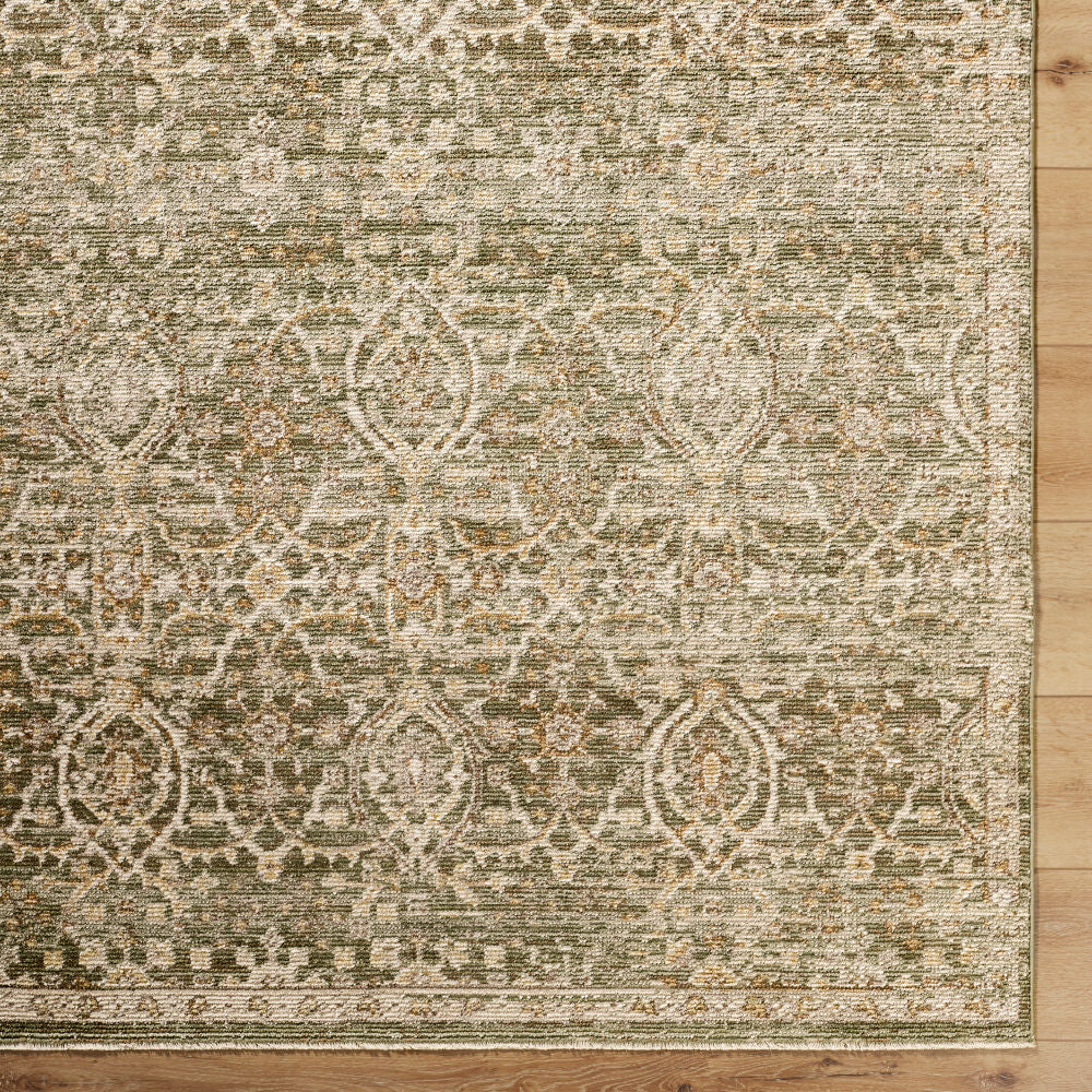 Myrtle Avenue Camel/Taupe Machine Woven Rug GAMY-2305 - overhead