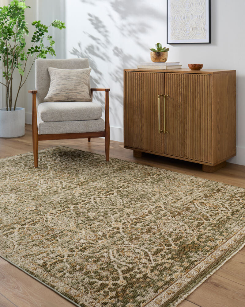 Myrtle Avenue Camel/Taupe Machine Woven Rug GAMY-2305 - roomscene
