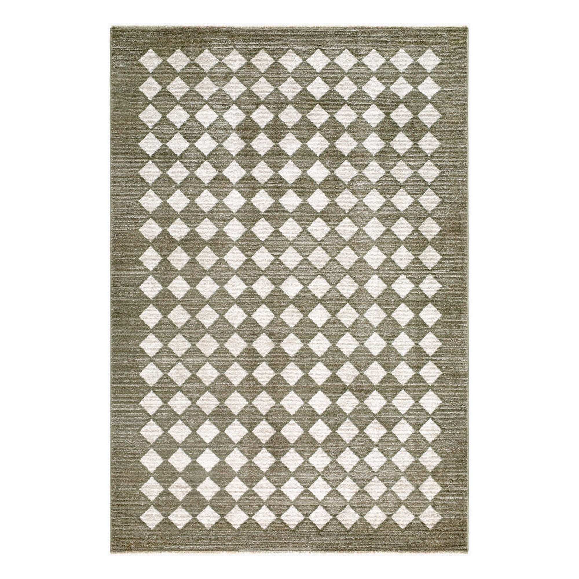 Myrtle Avenue Dark Brown/Taupe Machine Woven Rug - 10' x 15'4"