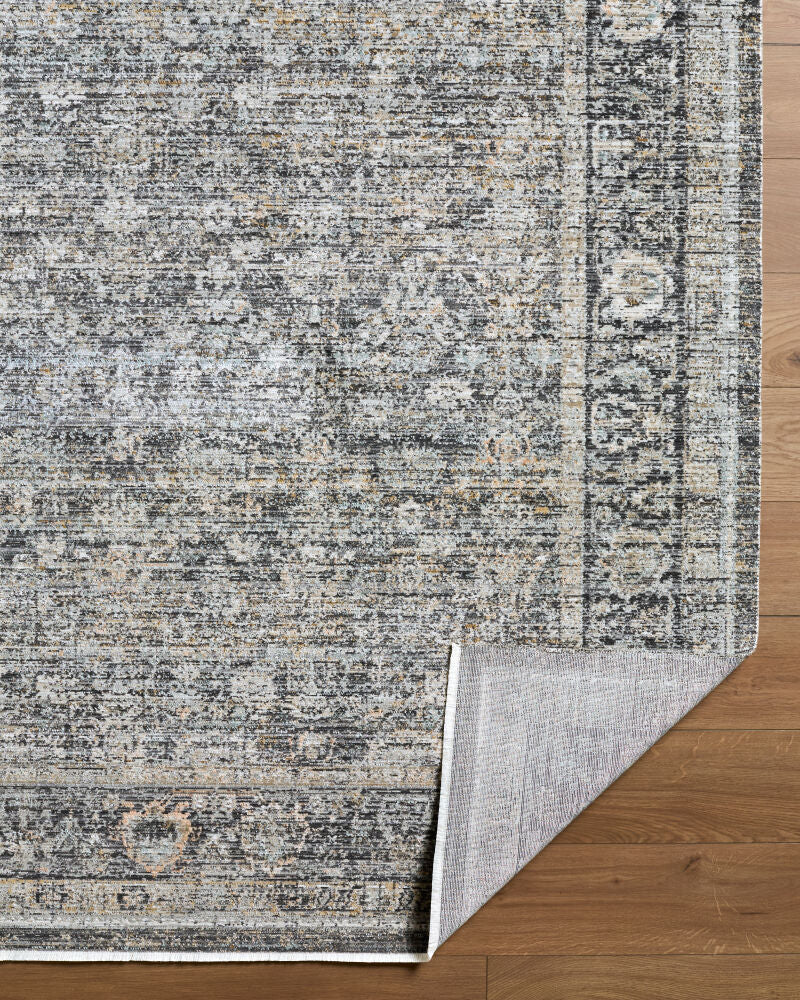 Neiland Black/Olive Machine Woven Rug GANL-2300 - fold