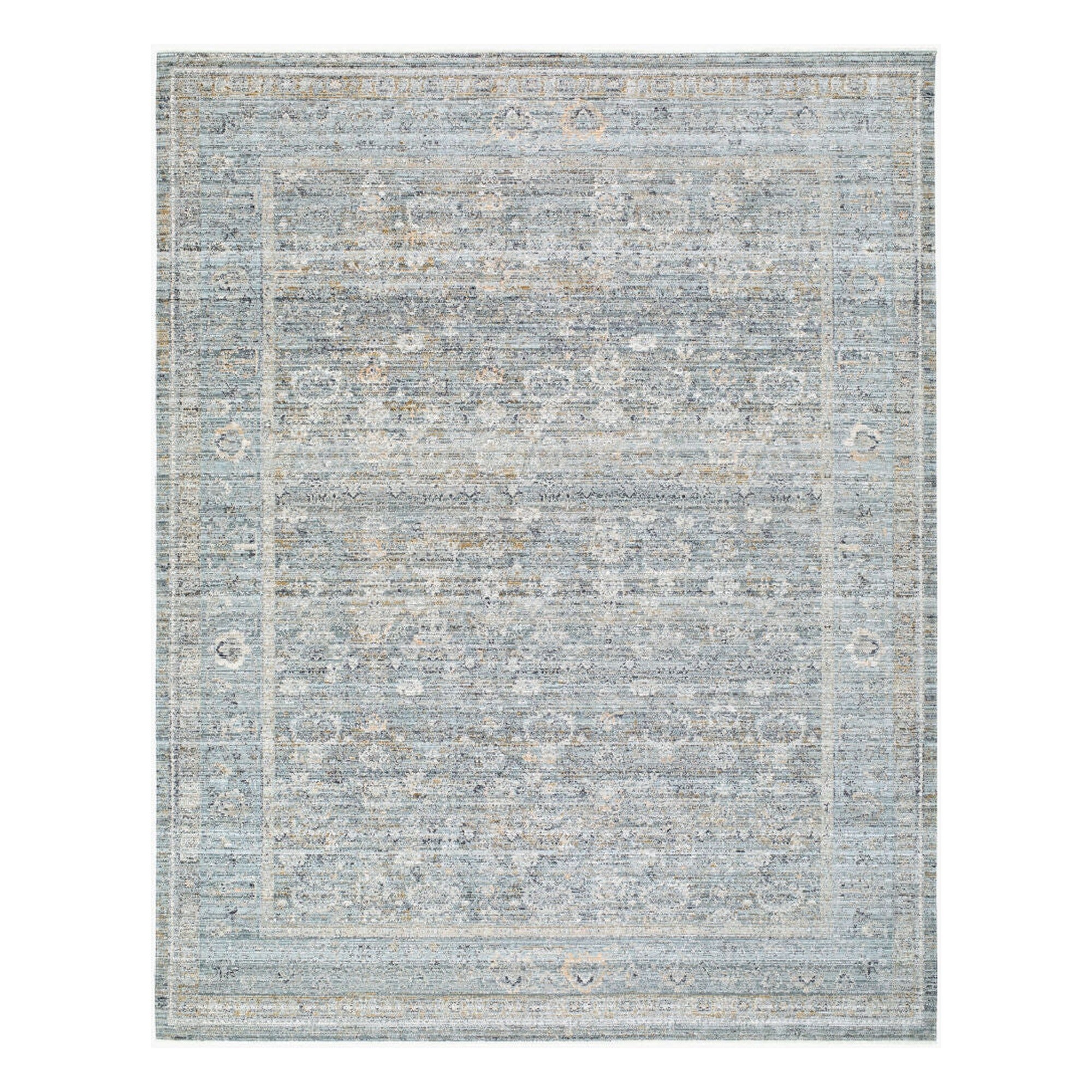 Neiland Black/Olive Machine Woven Rug GANL-2301 - 2' x 2'11"
