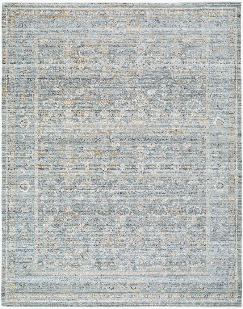 Neiland Black/Olive Machine Woven Rug GANL-2301 - 2' x 2'11"