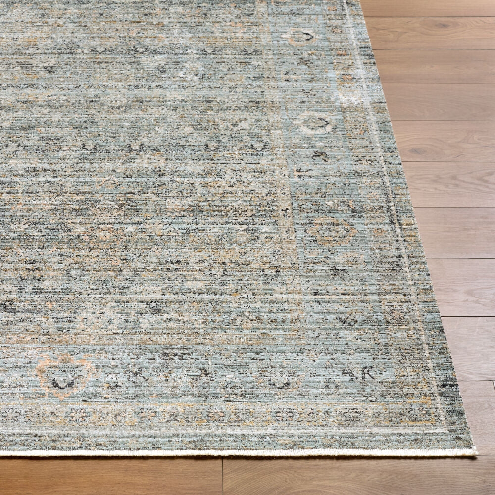 Neiland Black/Olive Machine Woven Rug GANL-2301 - front