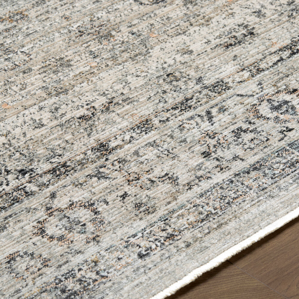 Neiland Black/Olive Machine Woven Rug GANL-2302 - texture