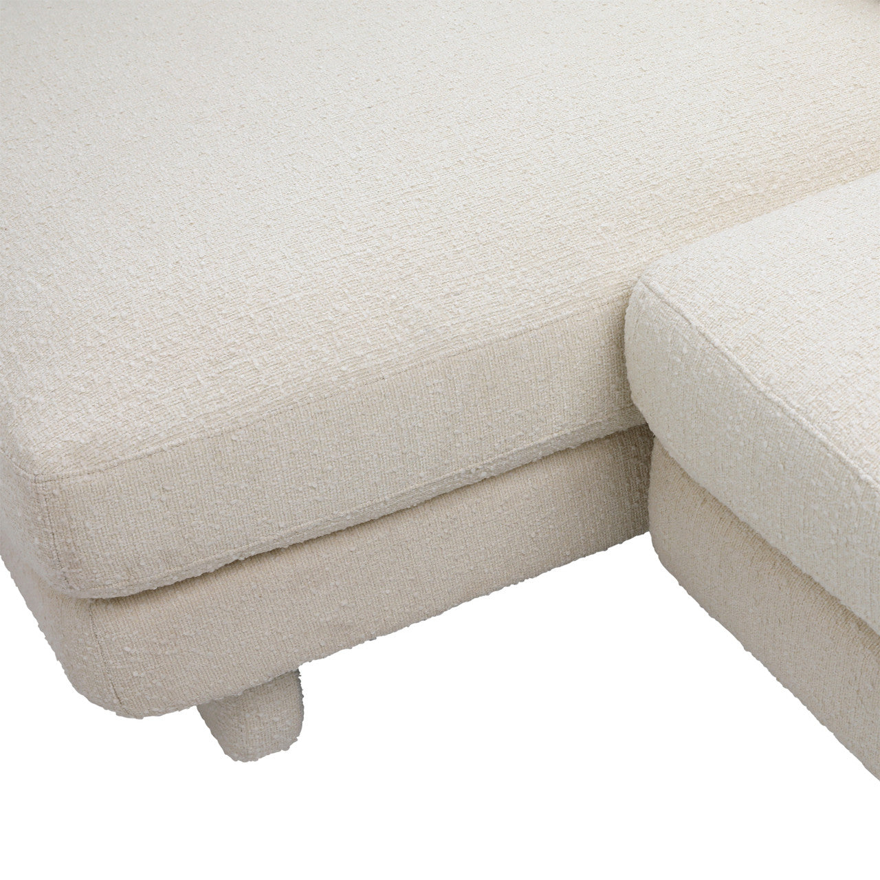 Valentino Chaise Sectional 116"