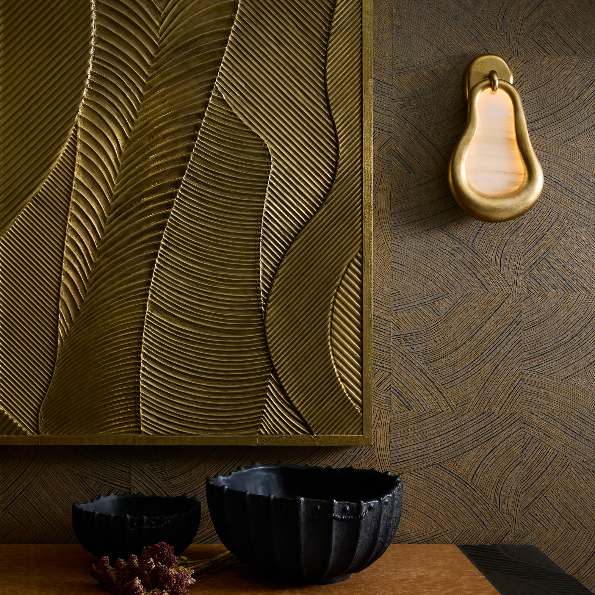 Elsa Wall Sconce, Left by Arteriors - view 2