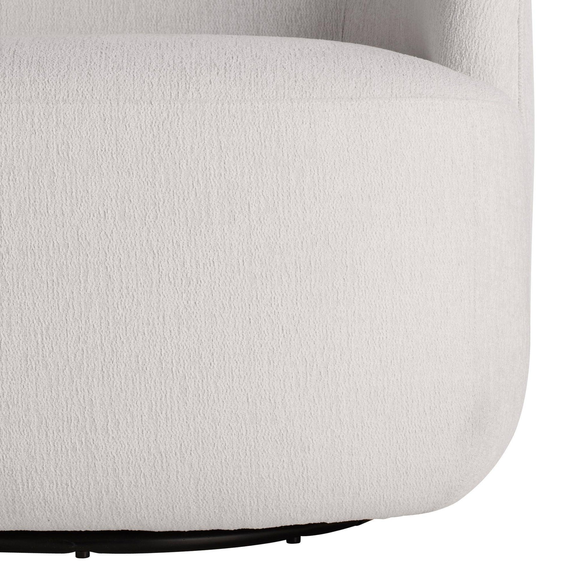 Boulder Swivel Lounge Chair, Left by Arteriors - view 5