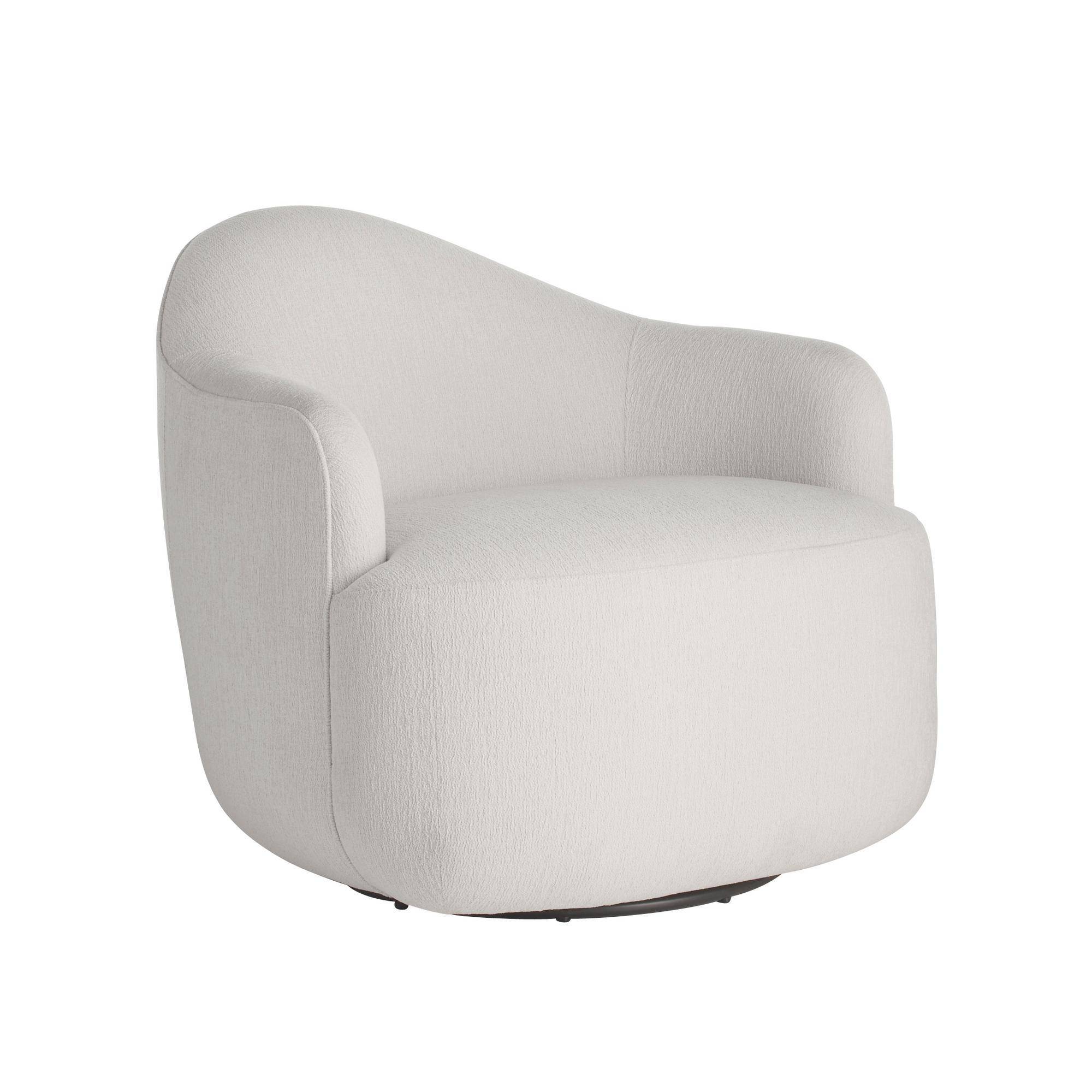 Boulder Swivel Lounge Chair, Left by Arteriors