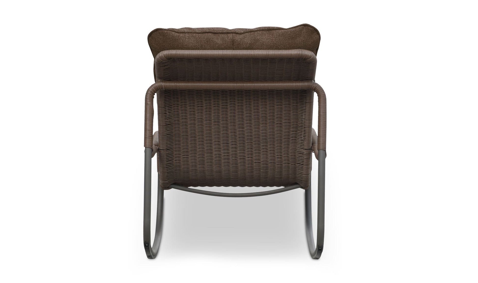 Lyra Outdoor Rocking Chair Brown by Moe's Home Collection - view 7