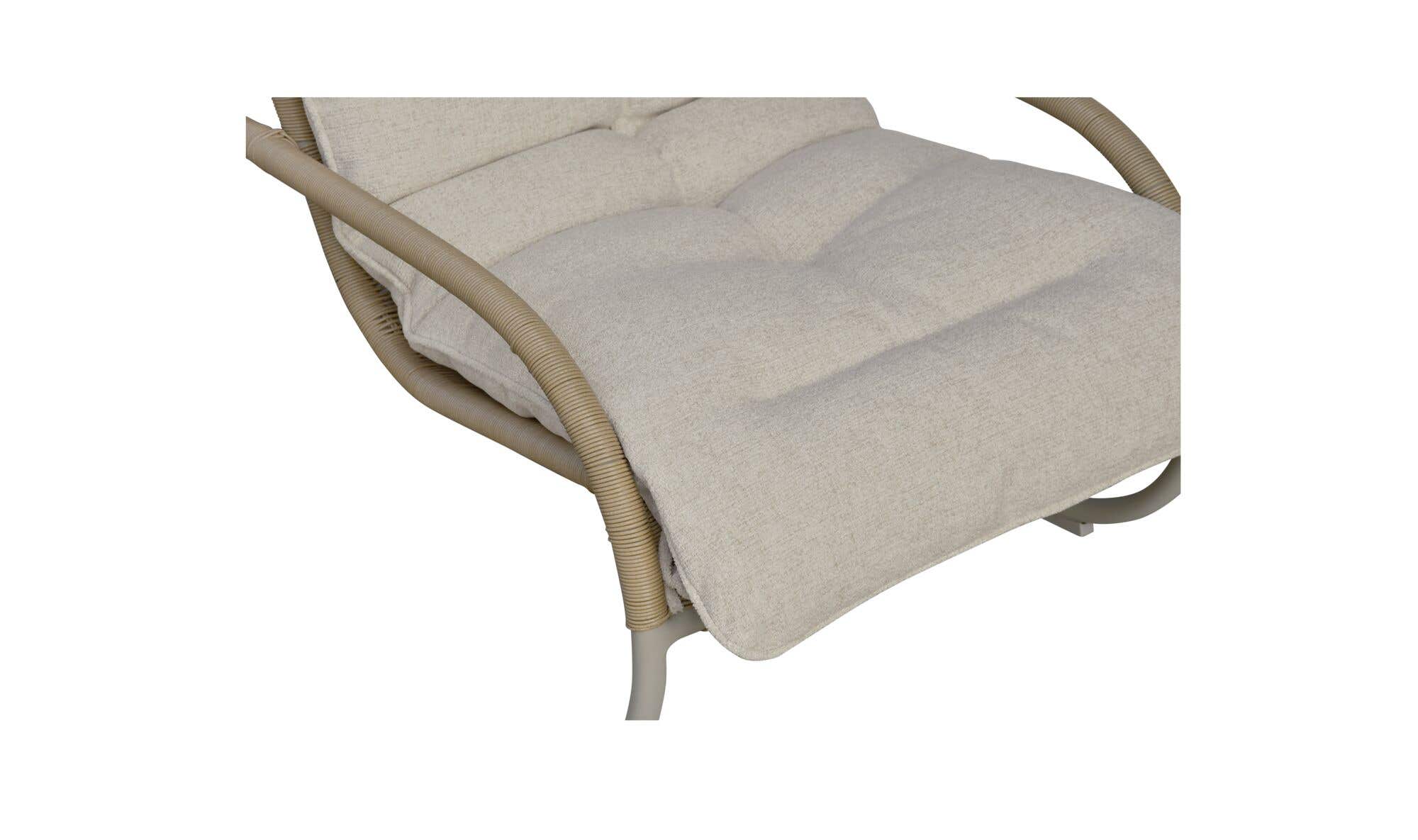 Lyra Outdoor Rocking Chair Beige by Moe's Home Collection - view 11